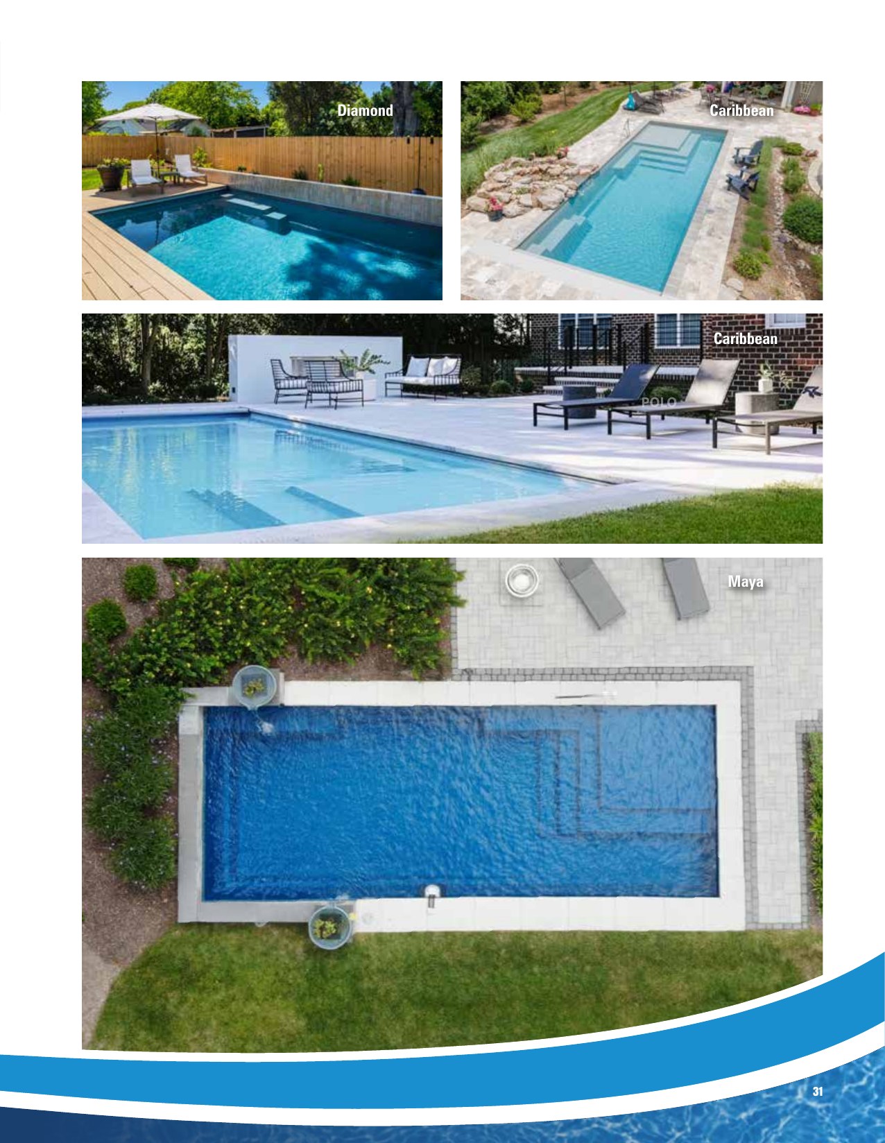 River Pools M Series pool
